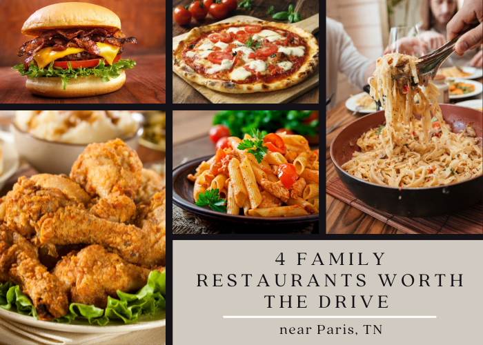 Restaurants near Paris, TN