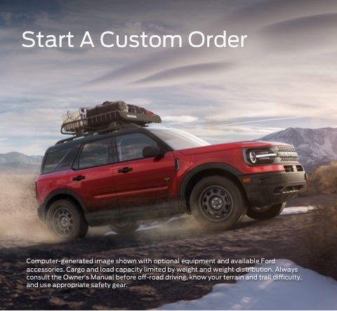 Start a custom order | Joe Mahan Ford Inc in Paris TN